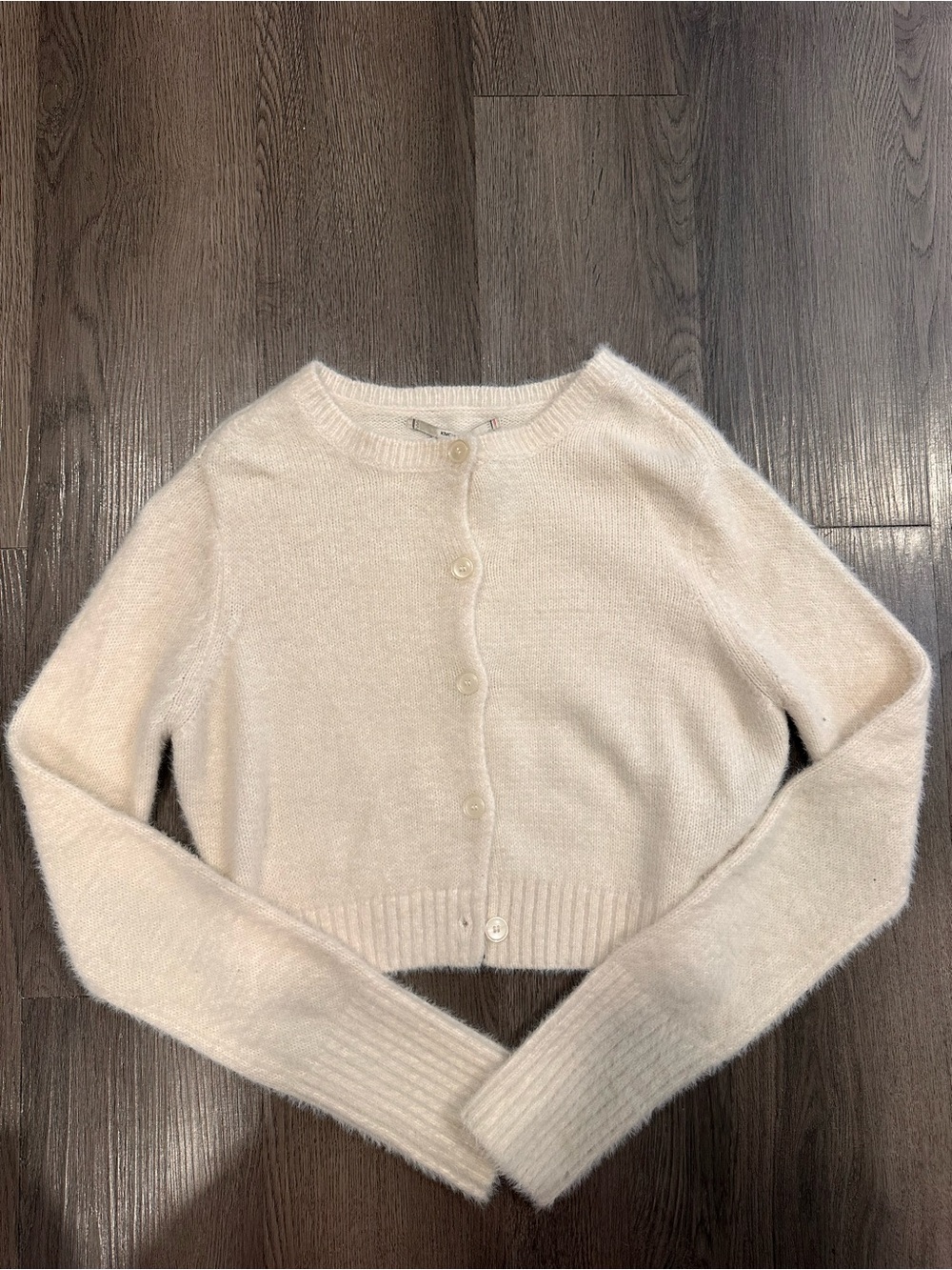 Anthropologie kimchi blue Soft Cream Button-Front Women's Sweater Cardigan